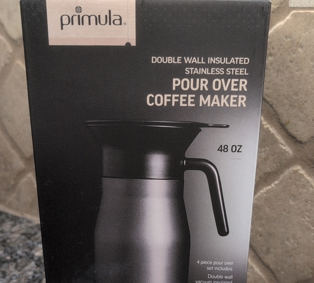 Primula 48 oz Stainless Steel Insulated Pour Over Coffee Maker